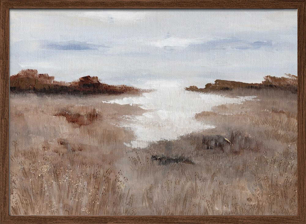 "Serene Marsh Landscape No. 2" by Nikita Jariwala — Landscape Wall Art