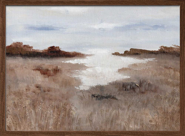 "Serene Marsh Landscape No. 2" by Nikita Jariwala — Landscape Wall Art