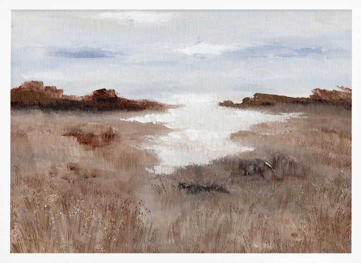 "Serene Marsh Landscape No. 2" by Nikita Jariwala — Landscape Wall Art