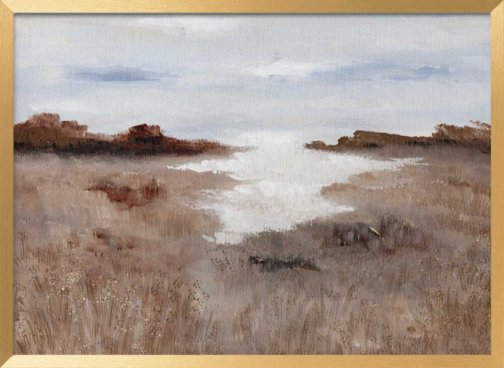 "Serene Marsh Landscape No. 2" by Nikita Jariwala — Landscape Wall Art
