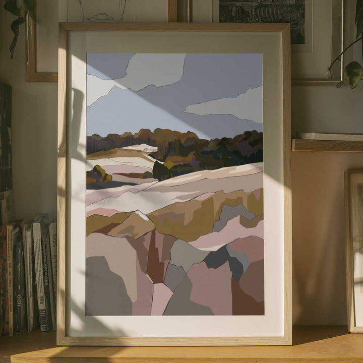 "Peaceful Rolling Hills" by Nikita Jariwala — Landscape Wall Art