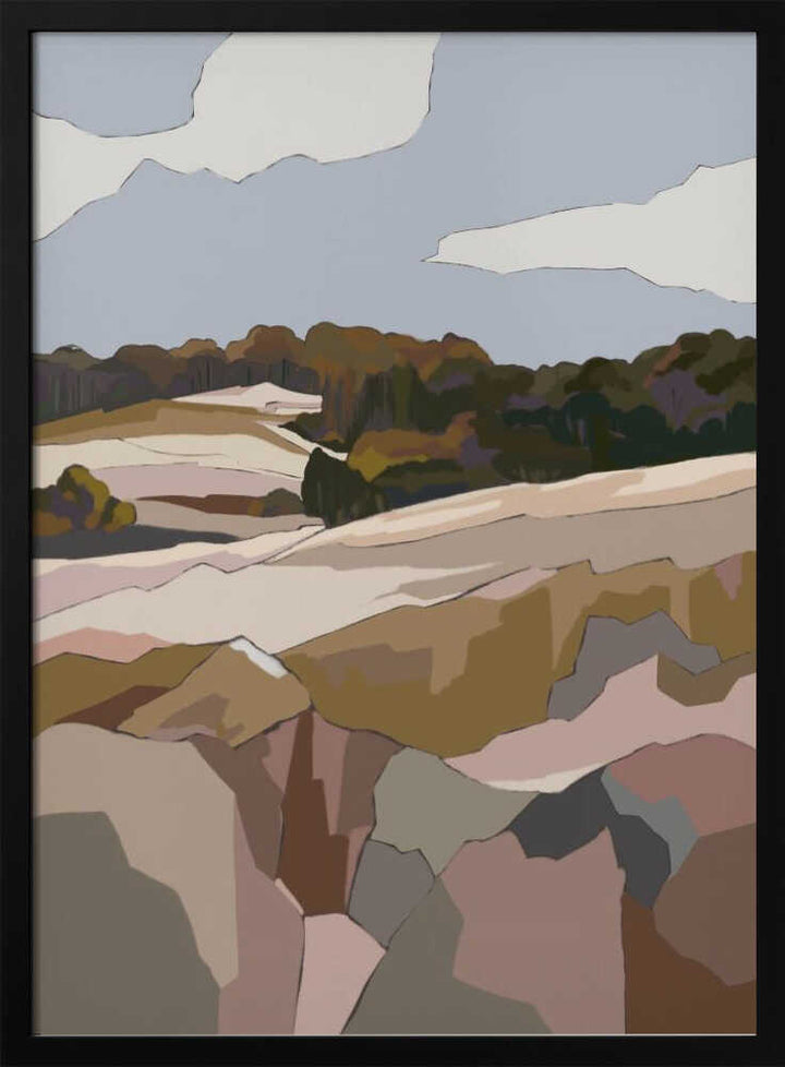 "Peaceful Rolling Hills" by Nikita Jariwala — Landscape Wall Art