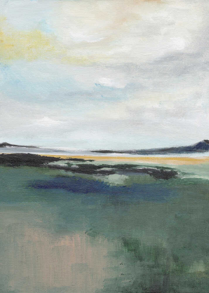 "Serene Marsh Landscape No. 3" by Nikita Jariwala — Landscape Wall Art