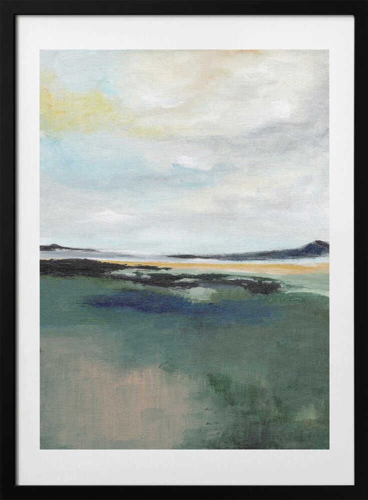 "Serene Marsh Landscape No. 3" by Nikita Jariwala — Landscape Wall Art