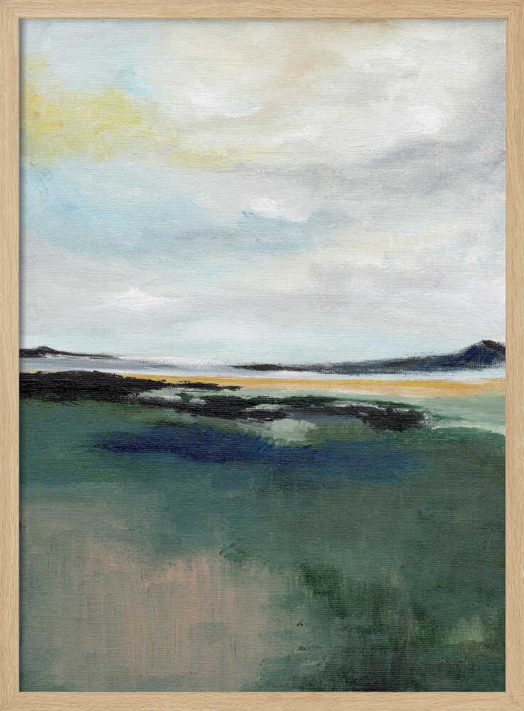 "Serene Marsh Landscape No. 3" by Nikita Jariwala — Landscape Wall Art