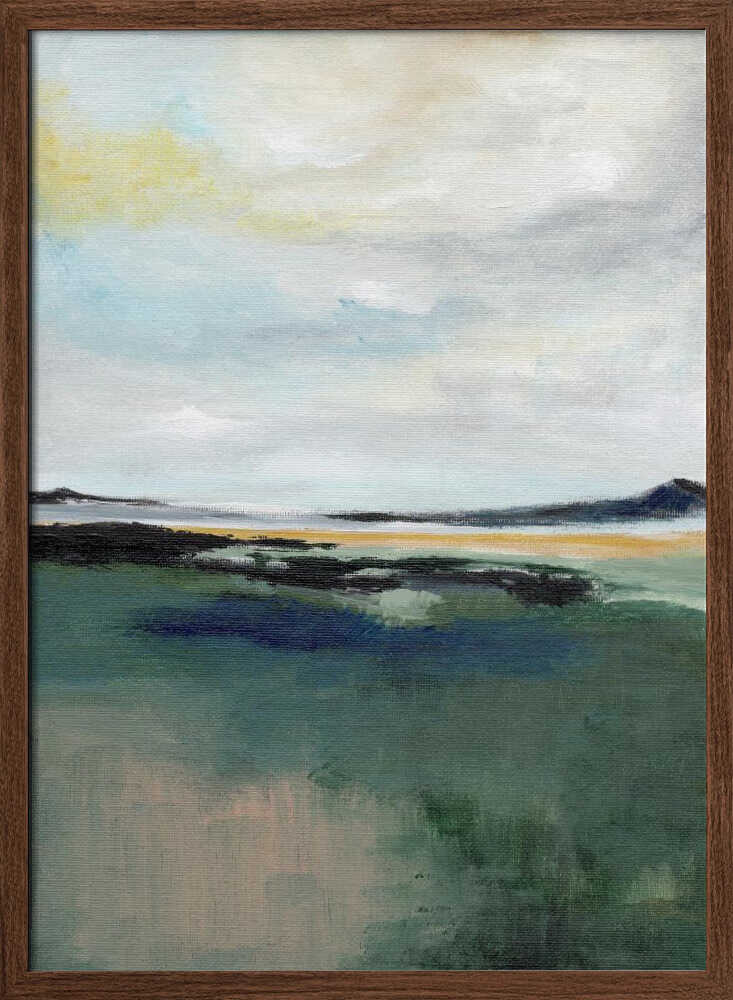 "Serene Marsh Landscape No. 3" by Nikita Jariwala — Landscape Wall Art