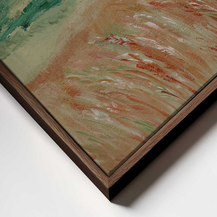 "Serene Mountain Field" by Nikita Jariwala — Landscape Wall Art
