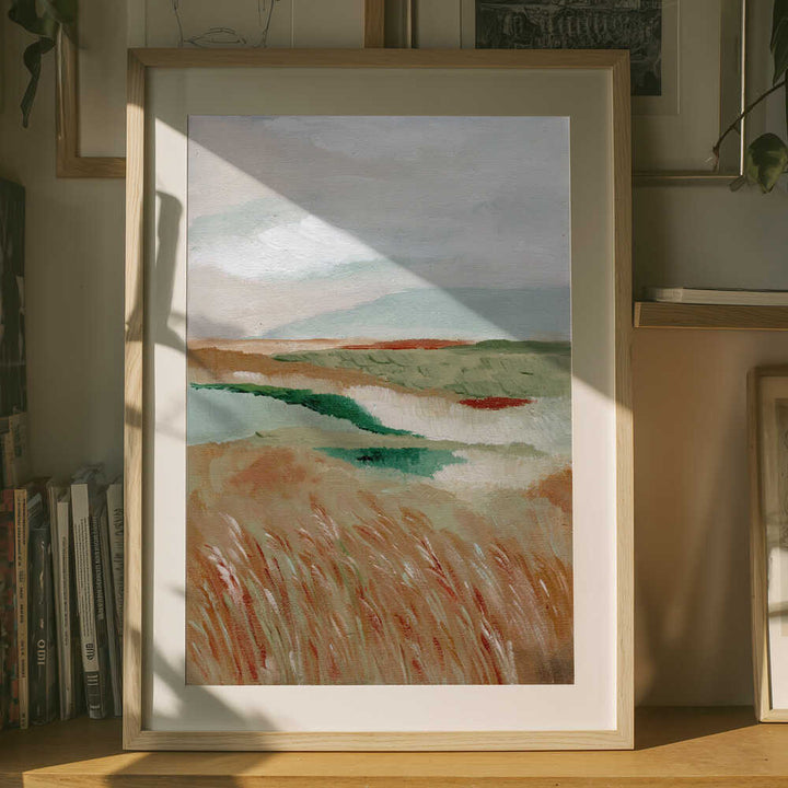 "Peaceful Marshland View" by Nikita Jariwala — Landscape Wall Art