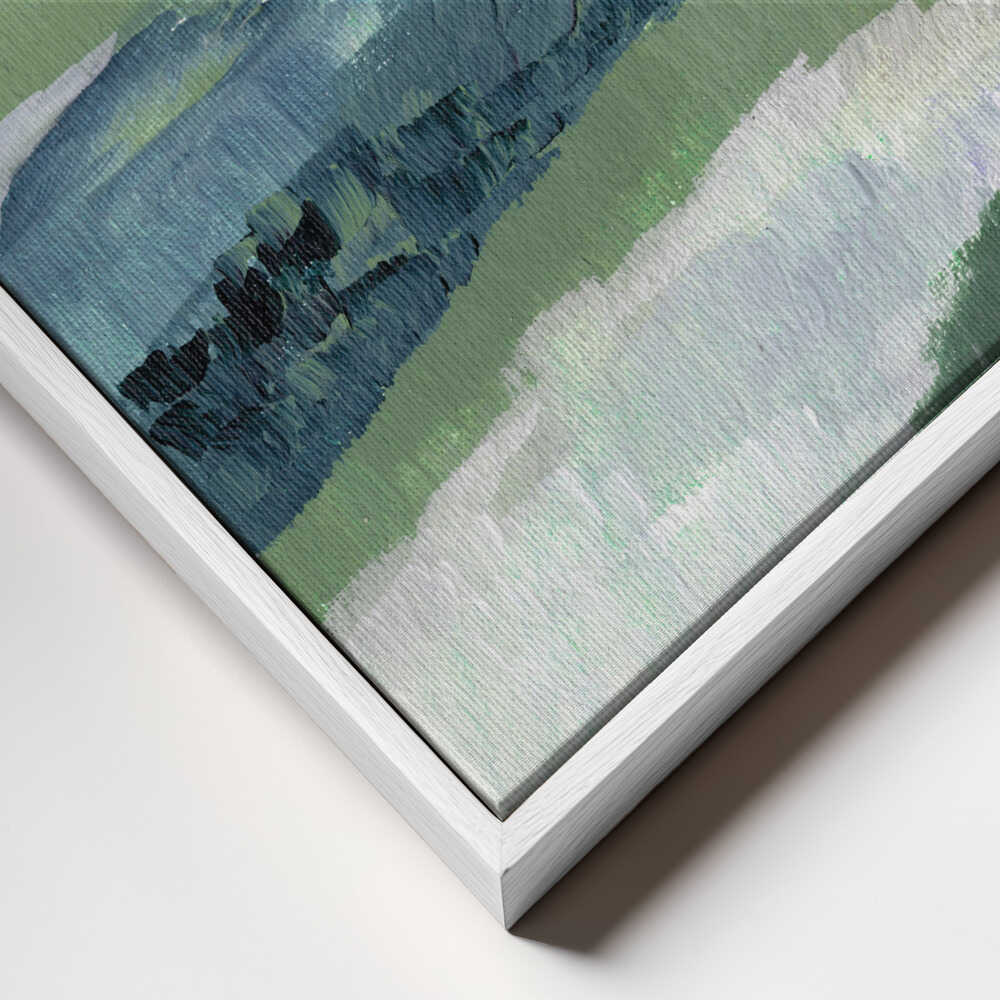 "Misty Green Landscape" by Nikita Jariwala — Landscape Wall Art