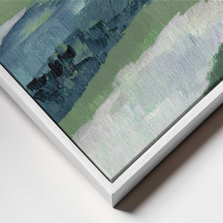 "Misty Green Landscape" by Nikita Jariwala — Landscape Wall Art