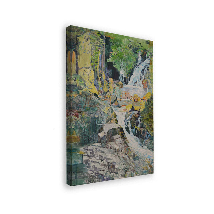 Vibrant Forest Waterfall