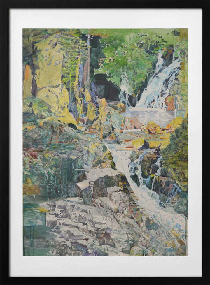Vibrant Forest Waterfall