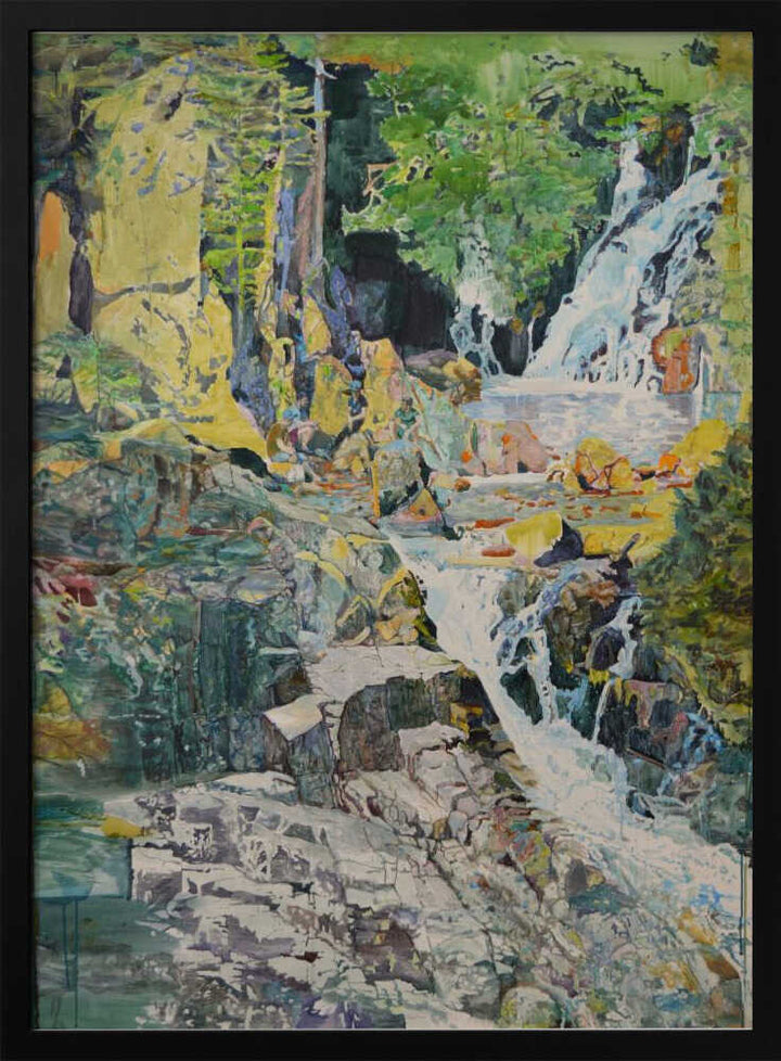 Vibrant Forest Waterfall