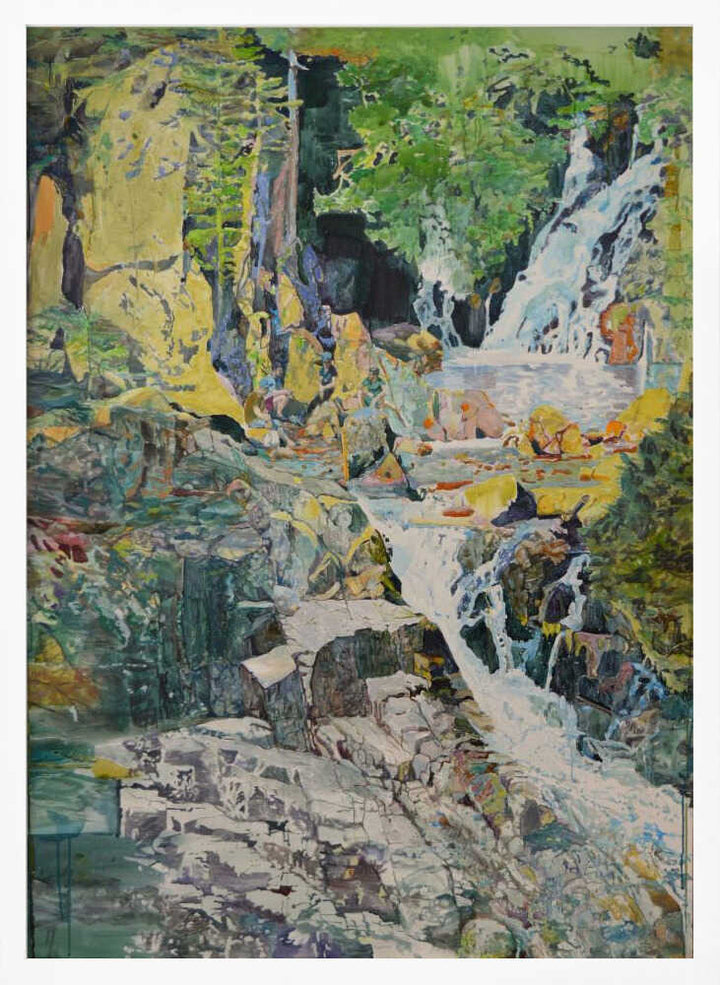 Vibrant Forest Waterfall