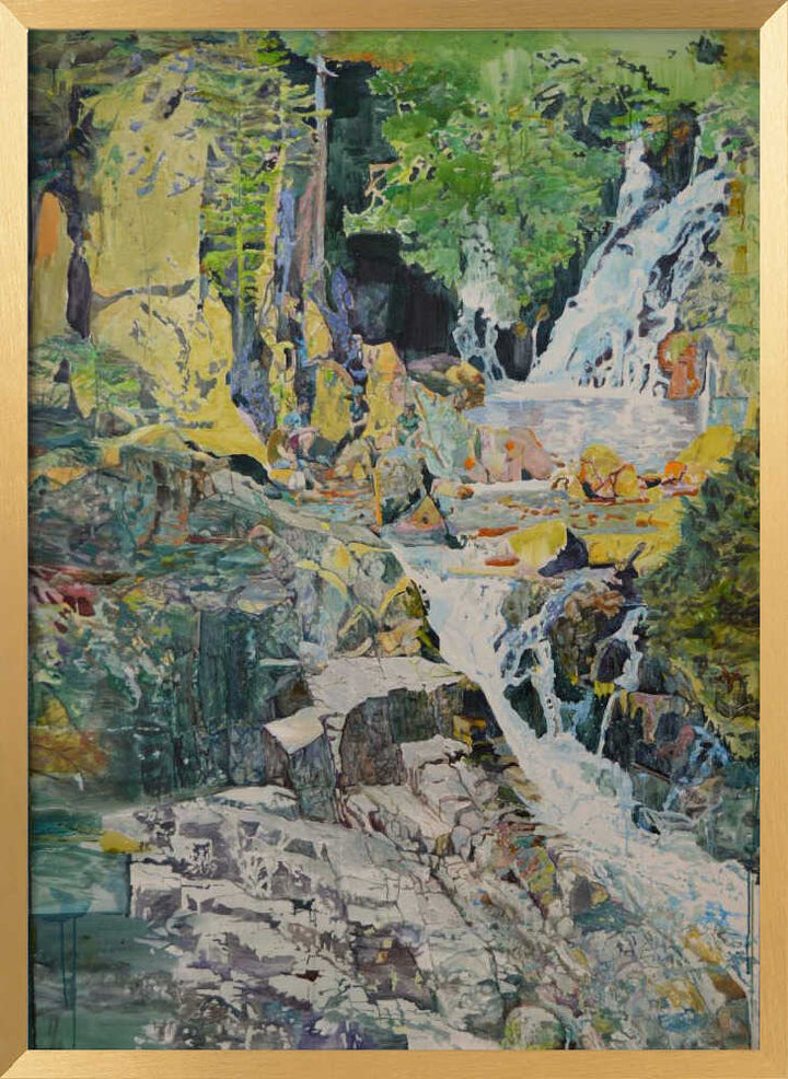 Vibrant Forest Waterfall