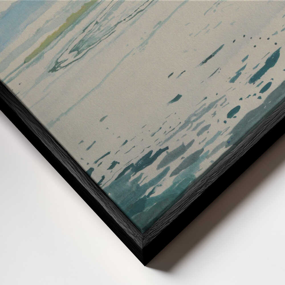 Misty Coastal Landscape