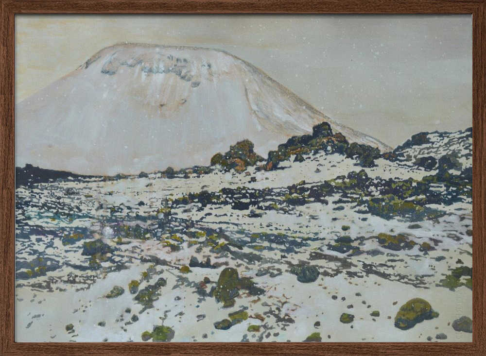 Frozen Volcanic Peaks