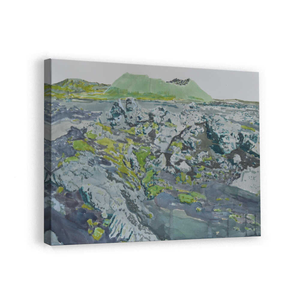 Mossy Volcanic Landscape