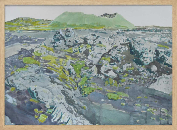 Mossy Volcanic Landscape