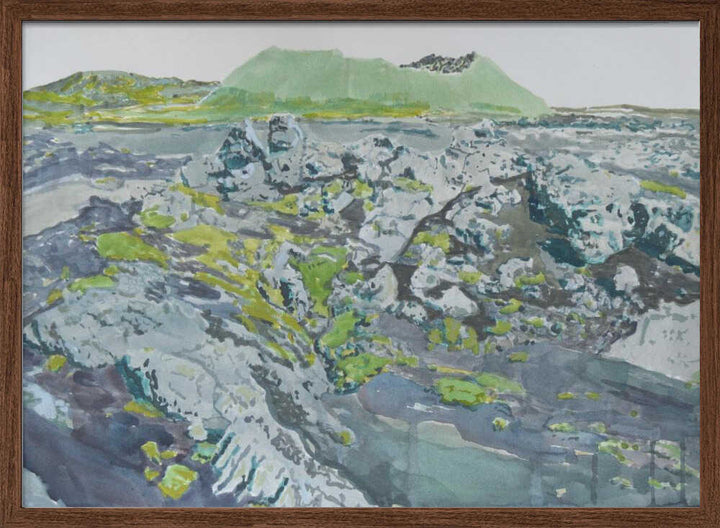 Mossy Volcanic Landscape