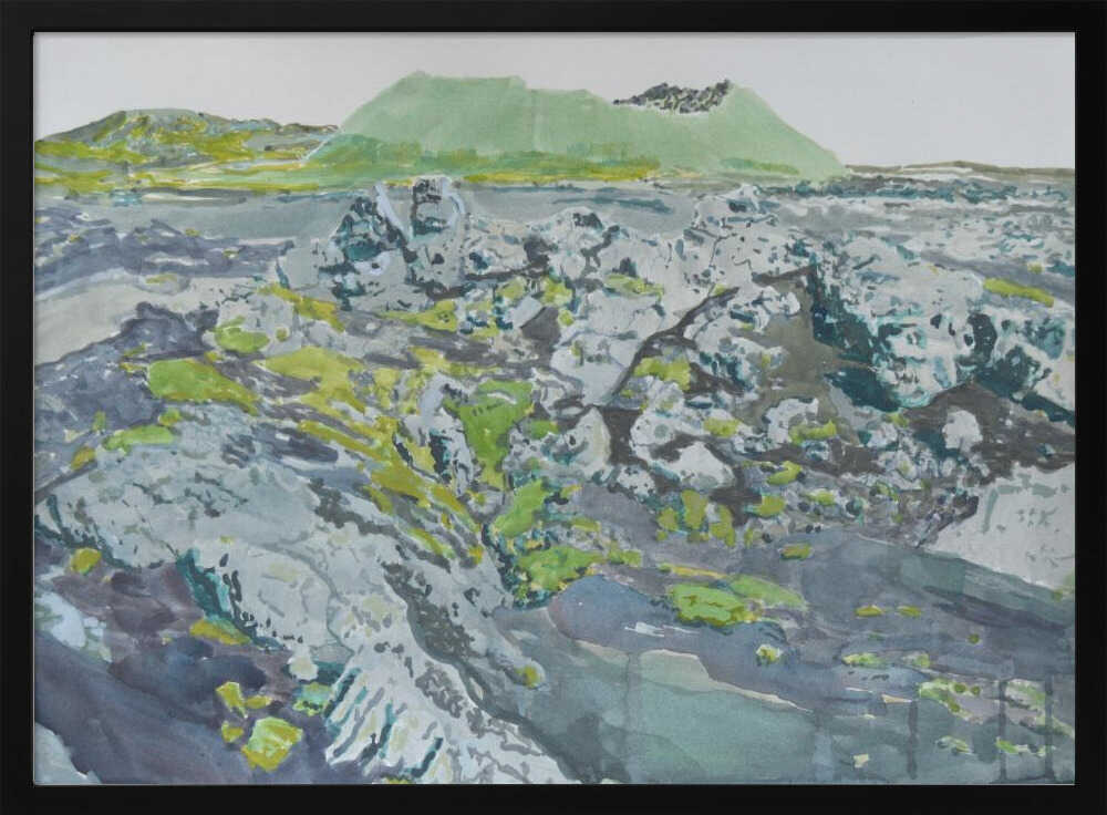 Mossy Volcanic Landscape