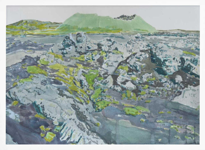Mossy Volcanic Landscape