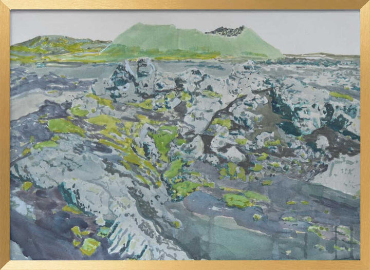 Mossy Volcanic Landscape