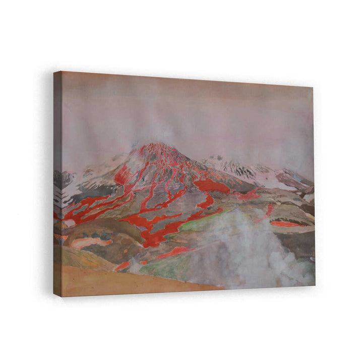 Fiery Volcanic Eruption