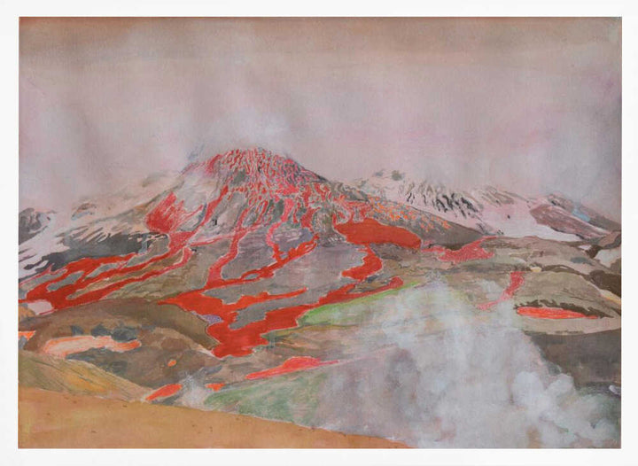 Fiery Volcanic Eruption