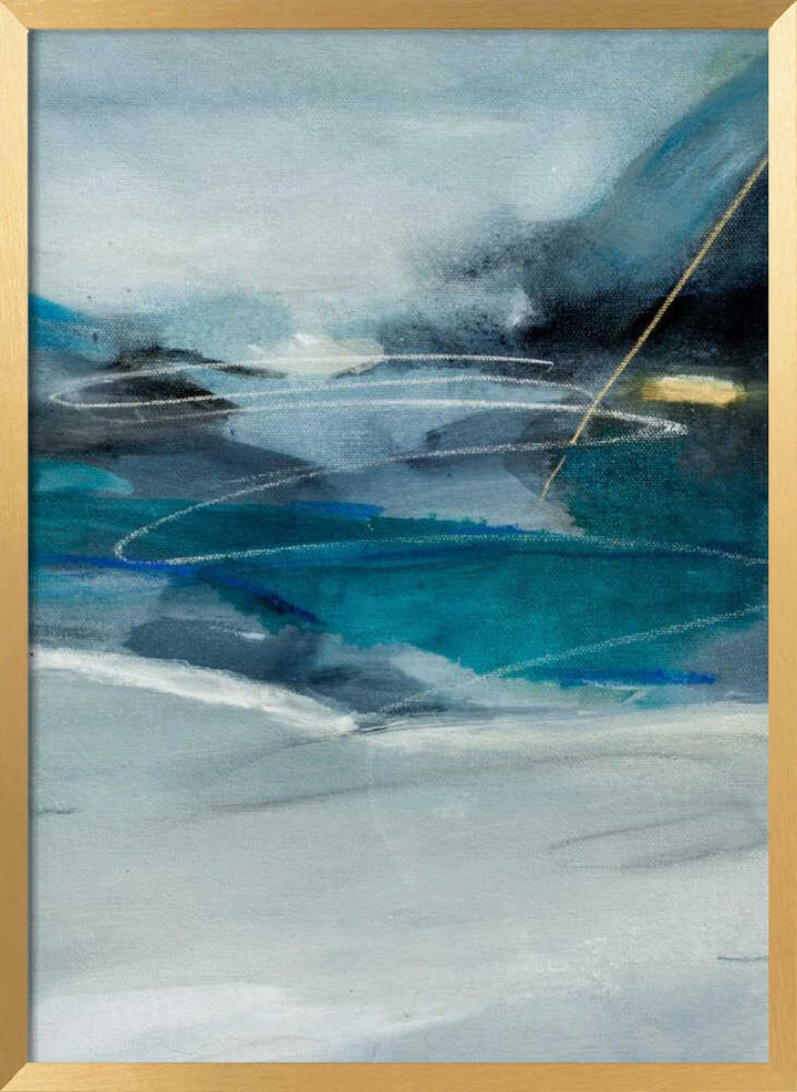 "Abstract Blue Depths" by Arohika Verma — Abstract Wall Art