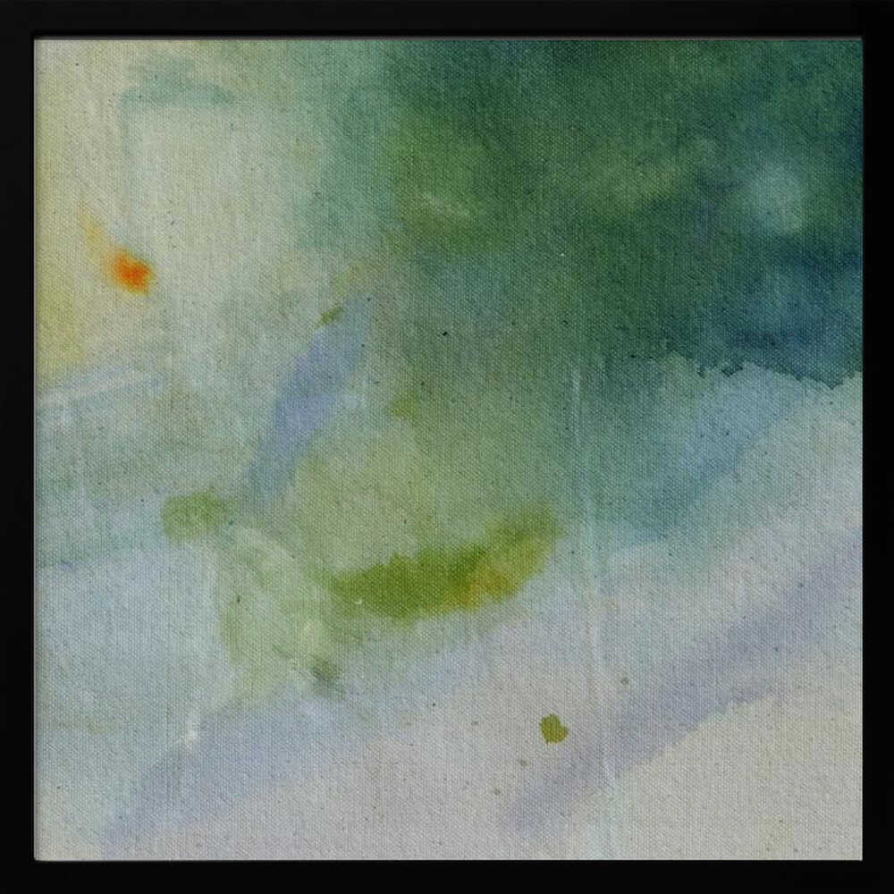 Green Blue Watercolor Flow