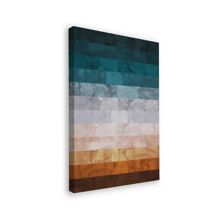 Serene Watercolor Stripe Texture