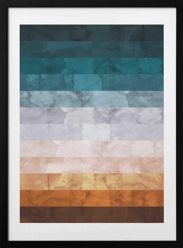 Serene Watercolor Stripe Texture