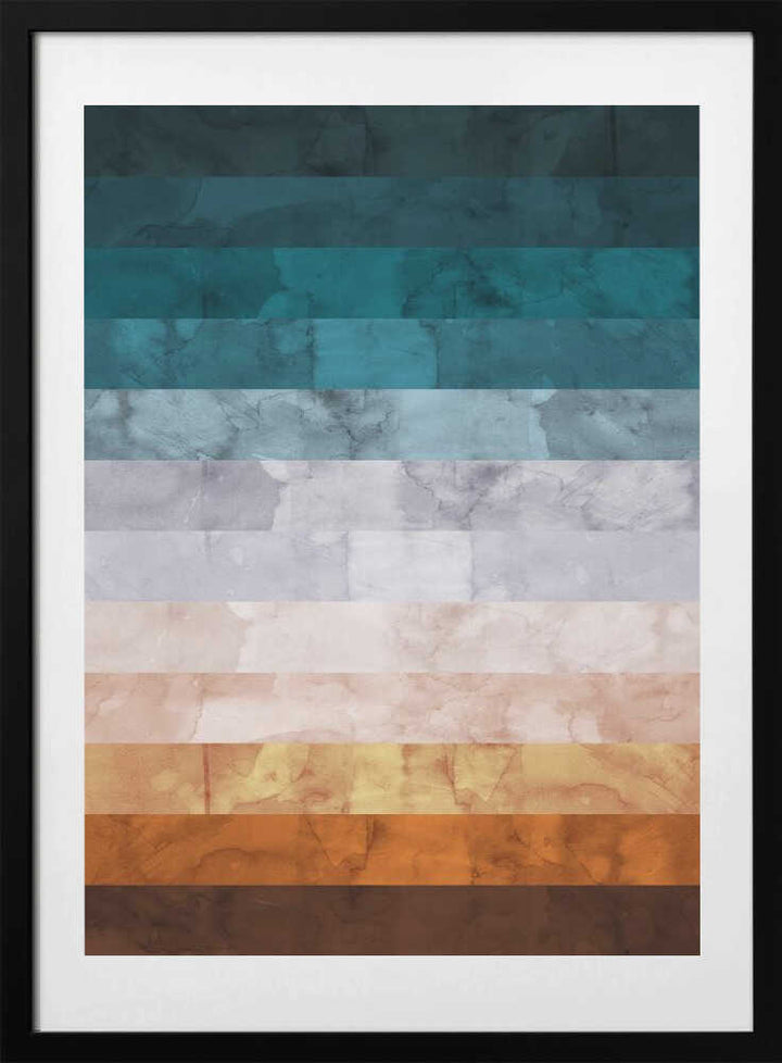 Serene Watercolor Stripe Texture