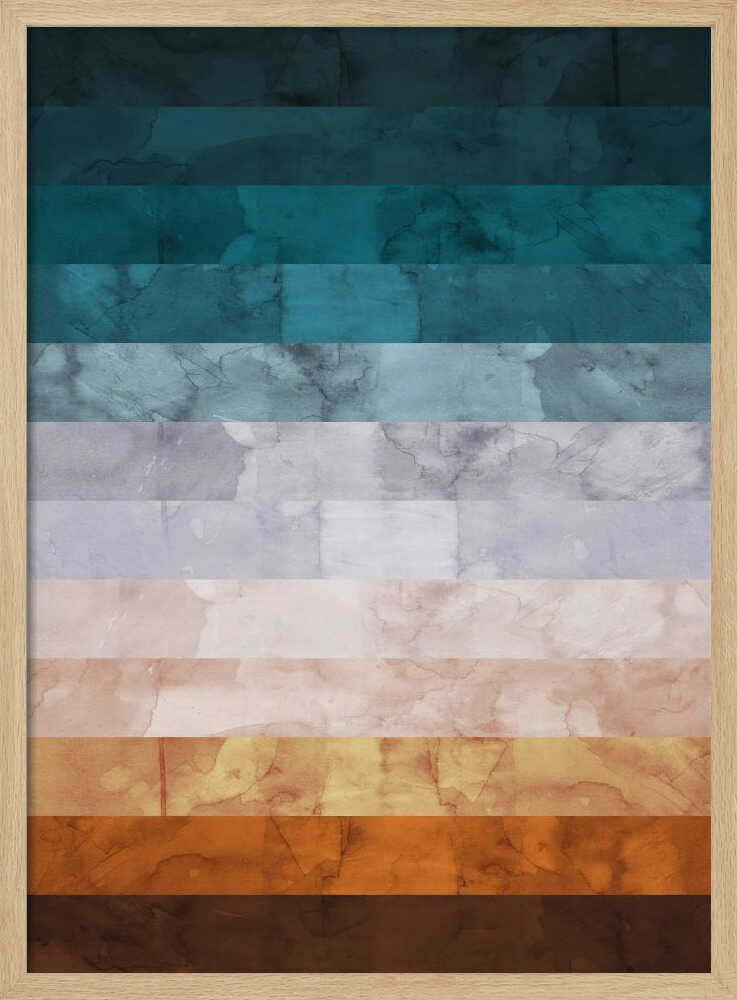 Serene Watercolor Stripe Texture
