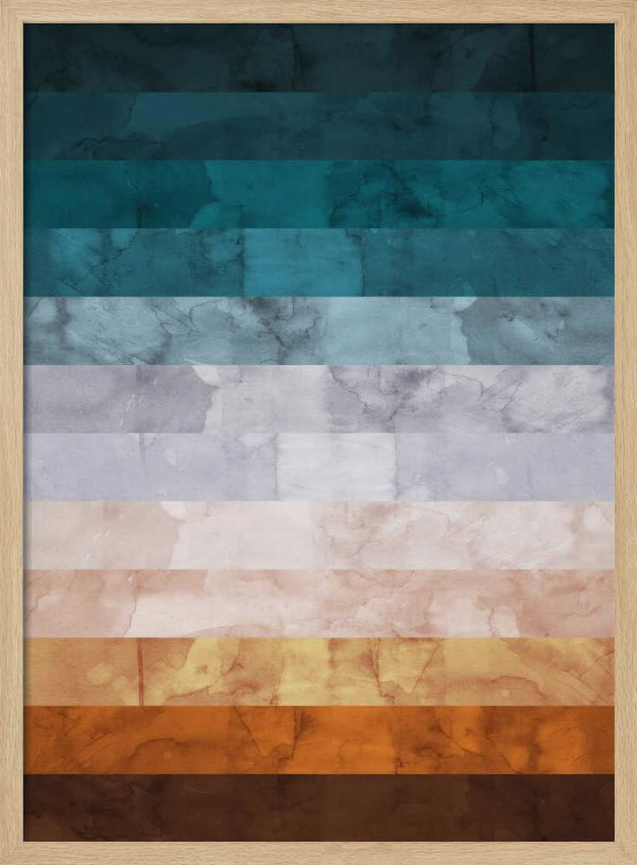 Serene Watercolor Stripe Texture