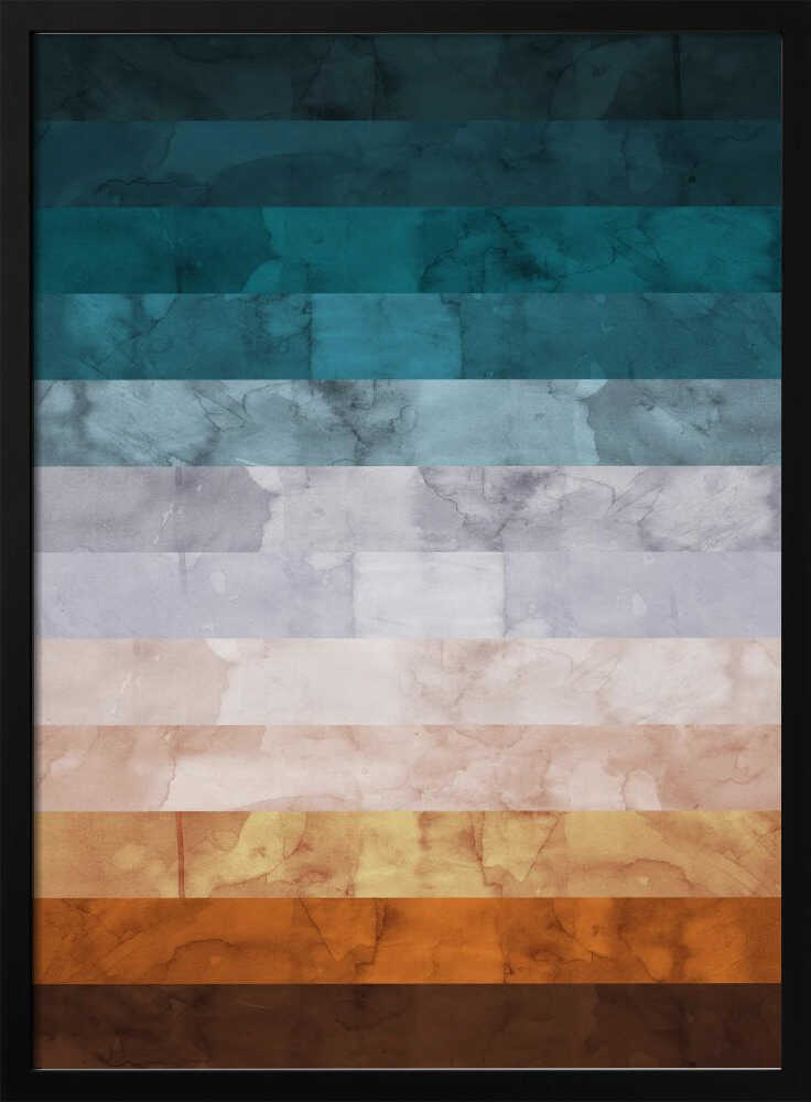 Serene Watercolor Stripe Texture