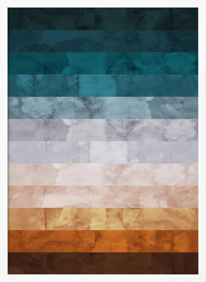 Serene Watercolor Stripe Texture