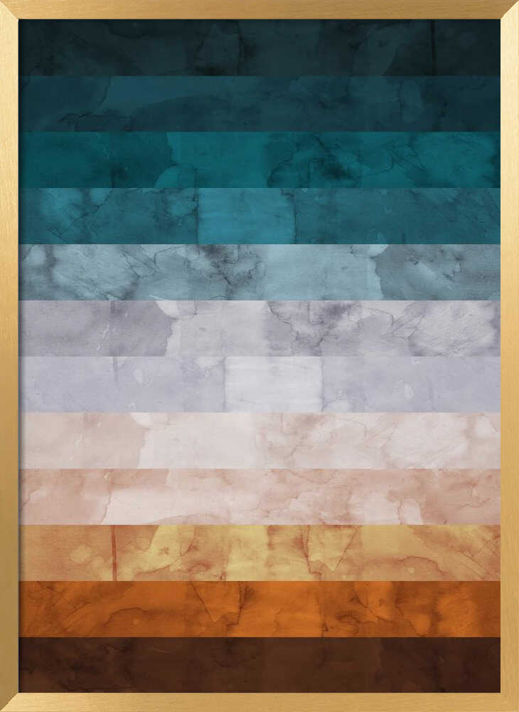 Serene Watercolor Stripe Texture