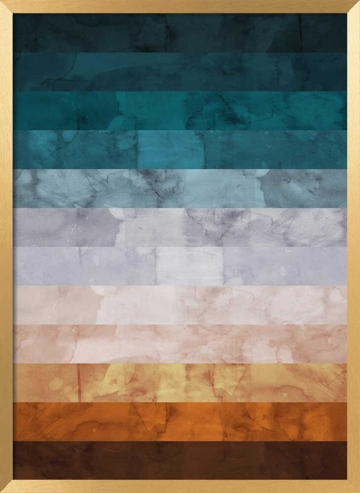 Serene Watercolor Stripe Texture