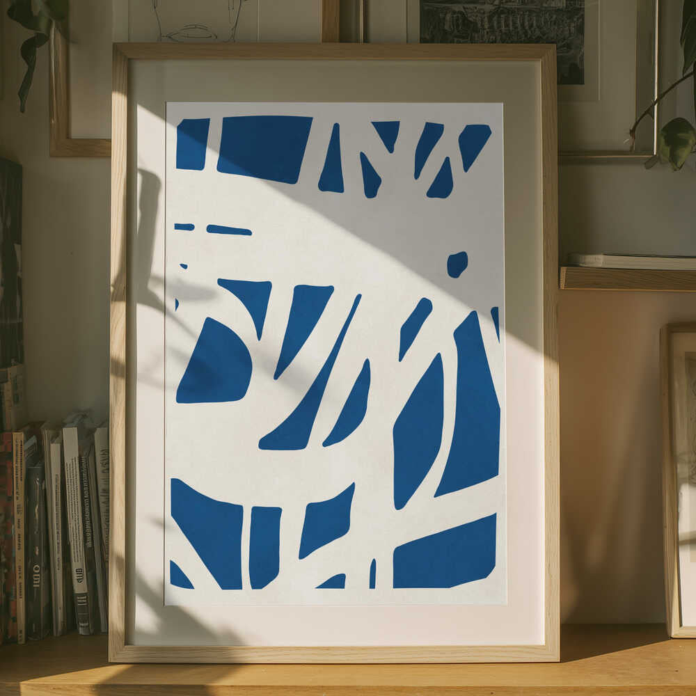 Organic Blue Abstraction