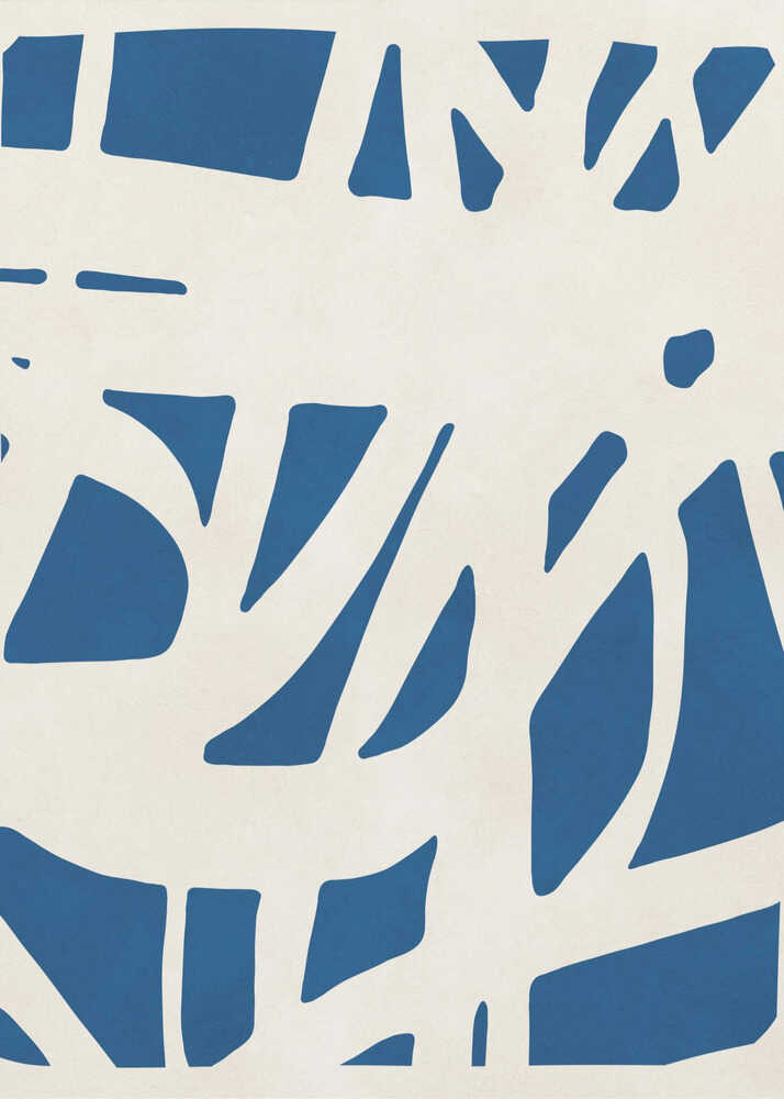 Organic Blue Abstraction