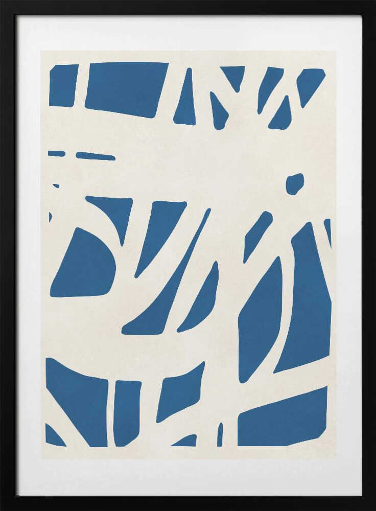 Organic Blue Abstraction
