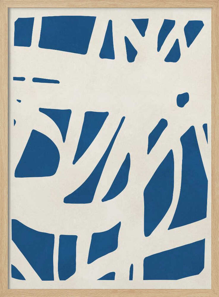 Organic Blue Abstraction