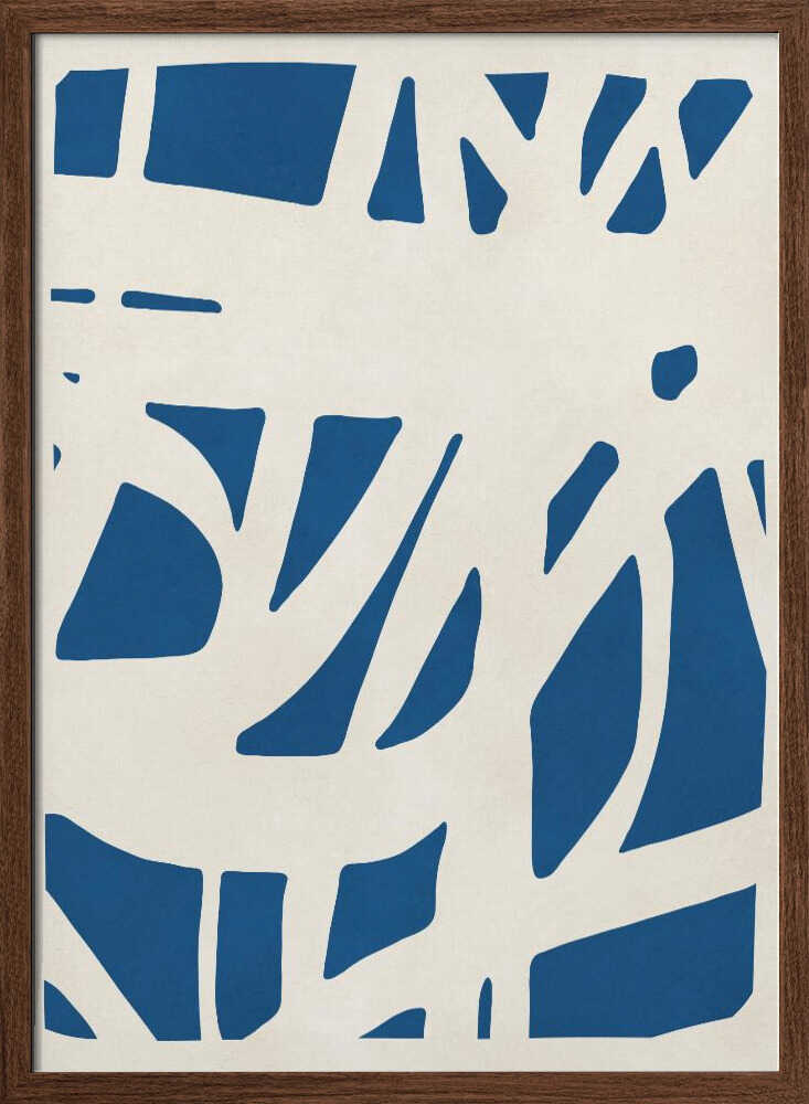 Organic Blue Abstraction