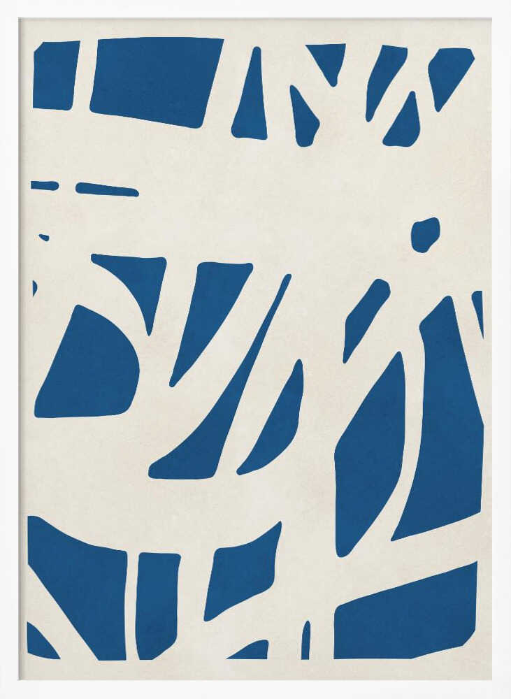 Organic Blue Abstraction