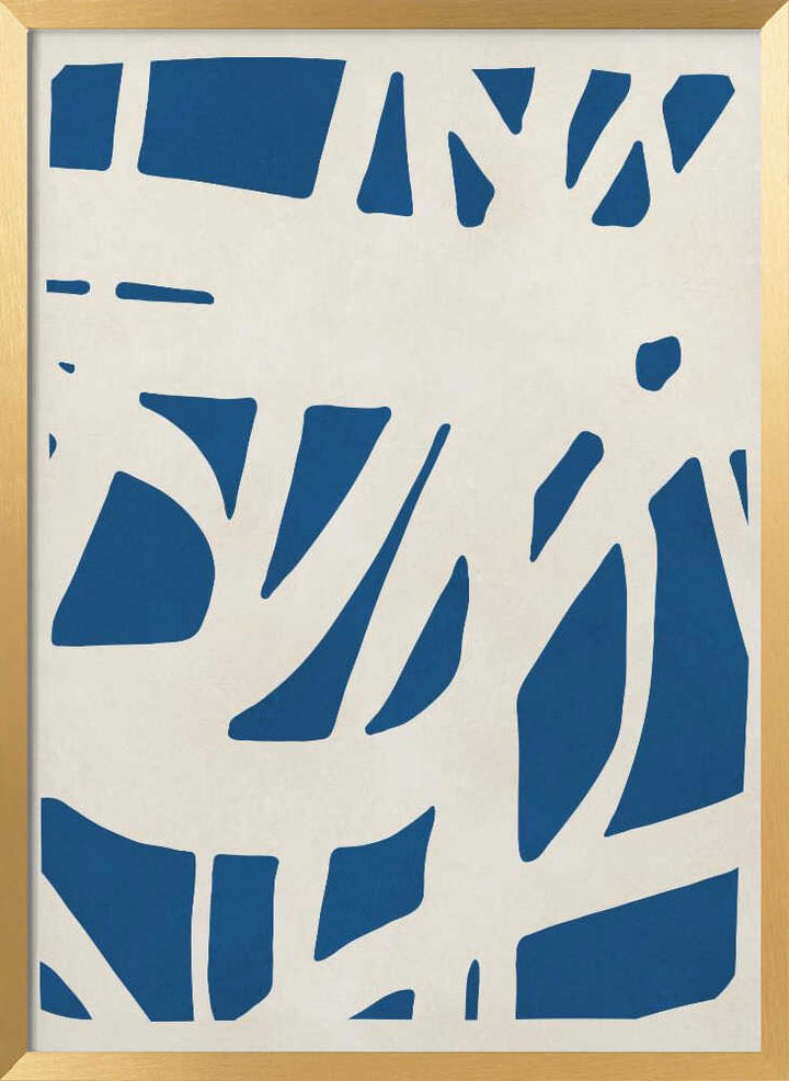 Organic Blue Abstraction