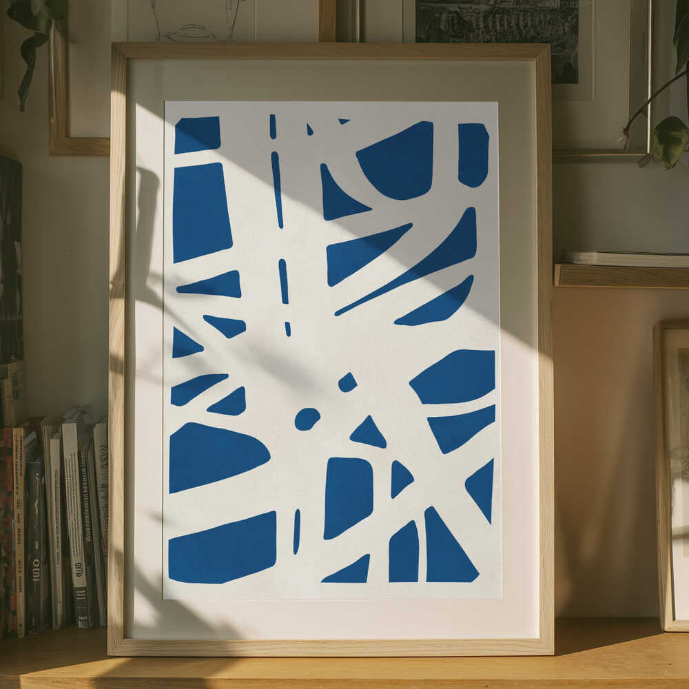 Abstract Blue Pattern