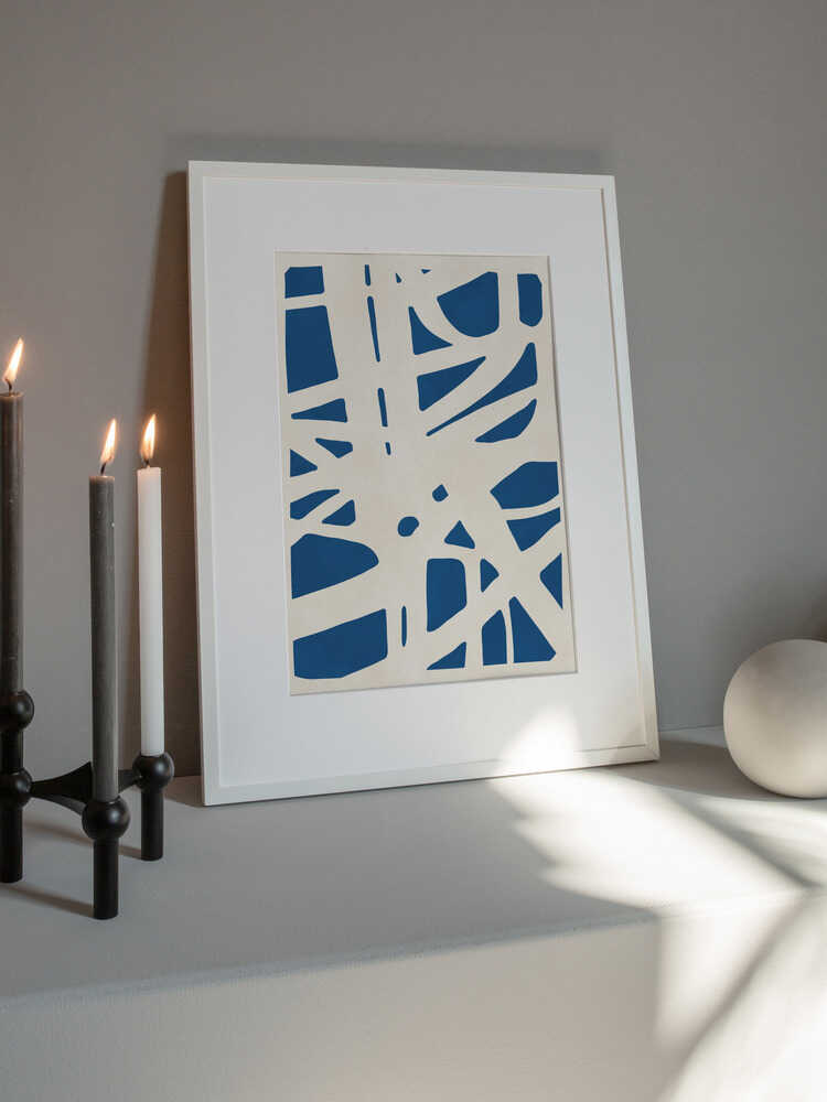 Abstract Blue Pattern