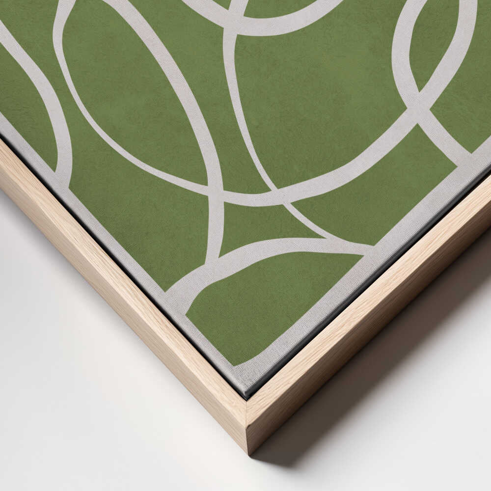 Flowing Green Lines